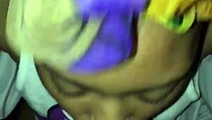 Bold Ex-Girlfriend Delivers Sloppy Milf Blowjob to Black Friend