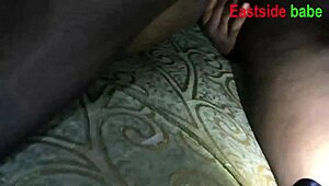 my ebony chubby girlfriend demands rough black cock creampie ride