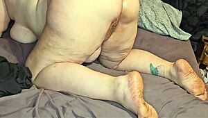 Milf Fucks Hard for Huge Creampie Jizz Load Inside