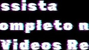 Brazilian cutie rams black dildo deep in her tight amateur ass on bed.