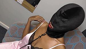 ebony housewife afrodita kweme invites neighbor's bbc for bareback creampie pov fun