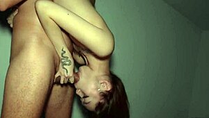 cute skinny asian slut's deep throat gags and tight pussy milks cock all night long in sloppy orgasm fest