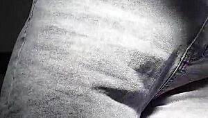 OMA FUCKS HAIRY PUSSY WITH CUCUMBER