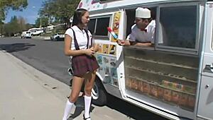 A massive cock treat tempts sexy Jessica Valentino slowly