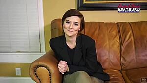 short hair kylie sucks dick like pro deepthroat sloppy facial ugh