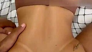 two sensual latina brazilian milfs kiss bisexual play turns slutty whore blowjob big cock natural tits