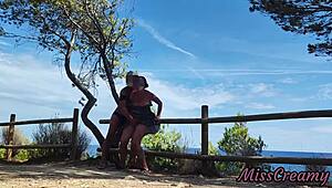 Strangers catch Misscreamy flashing pussy masturbating wildly in park to intense squirting orgasm!