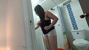 venezuelan wife fucks husband's boss for cash in hot homemade