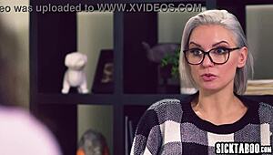 केन्जी टेलर 18+ एशियन चूत चाटते हुए ब्लोंड क्लाइंट चोदी टैबू