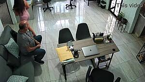 hey, remember fucking my ex-teacher's old dude? started with a handjob in the living room