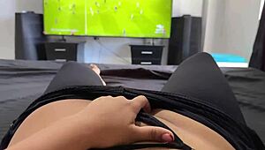 fun break watching colombia soccer match