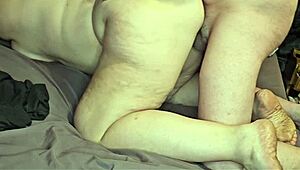 Milf Fucks Hard for Huge Creampie Jizz Load Inside