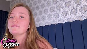 POV raw fucking and creampie inside tight Brit teen 18 plus