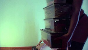 Bound Babe Begs: Will She Peg Him Rough Before Cum Blast?