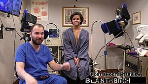 Doctor Cums Hard in Rebel Wyatt's Pussy During Close-Up Hospital Fuck