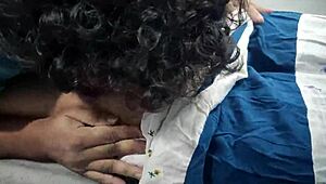 घर पर बड़ी लंड वाली गृहिणी के साथ पहली गांड चुदाई शाम!