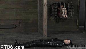 horny slut sucks tight pussy and massive cock in hardcore sadomasochism fuck