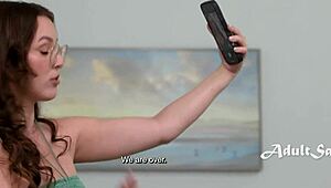 Step bro's GF Leana Lovings records cucking tape - is he watching?!