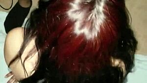 Submissive Cheating Wife Sucks Neighbor Cock Behind Husband