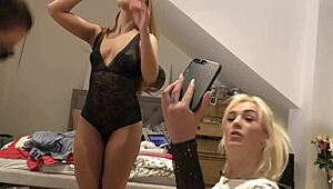 Hot Teens Flash Thongs, Panties, Boobs And Naked Asses At Halloween Bash!