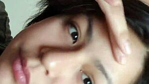 native american cutie slurps huge monster cock with big tits out