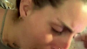 Watch Me Gulp My Friend's Thick Cock Deep And Swallow Every Drop!