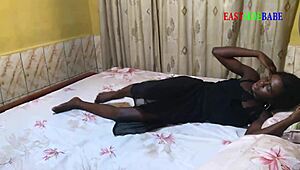 ebony chubby CLEANER takes BBC deep! amateur room service turns into doggystyle creampie pounding!!