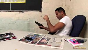 what if brunette nurse blew you then rode your cock in latex uniform