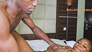 thick granny's pussy and ass destroyed by big black cock mercilessly 💦🍑