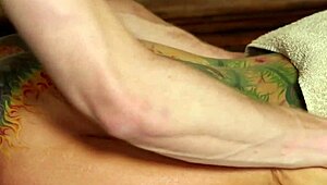 voyeur captures extreme erotic massage in hardcore retro action