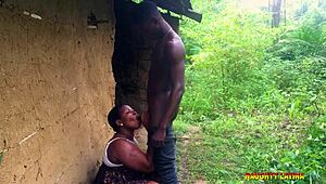 Soft-Tits BBW Patricia Rides Stepbrother's Big Black Cock in Grandma's House