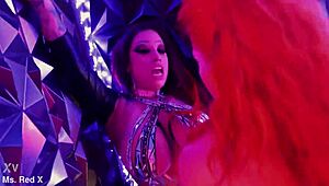 uhh hot goth sluts with pierced nipples an tattoos teasin an fuckin sloppy in the shower sex tape... damn