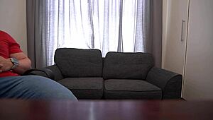 Cheating PAWG Milf's Perfect Bubble Butt Fills Casting Couch Creampie Interview