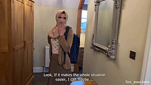 shy arab stepmom accidentally shares hotel bed with stepson spying taboo