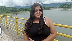 abandoned chica gets rescued by stranger ending in hard fat tits riding sex