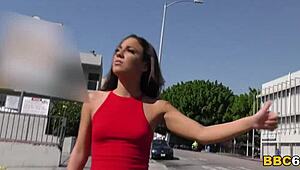 Amara Romani Endures Brutal Interracial Gangbang Anal Pounding