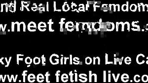 imagine our perfect 18+ feet making you jerk off hard to toes and soles