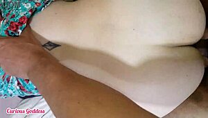 hey mommy's big ass hairy pussy gets fucked till she cums and squirts all over