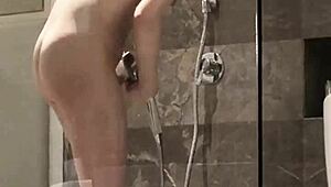 Newyokumaimai's cute shower tease in dorm gets steamy 🚿😍💦