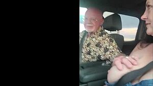 Ali Allure gets drunk with son-in-law then rides his cock doggystyle before creampie