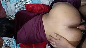Beautiful Bhabhi's Rough Doggy Anal Moans