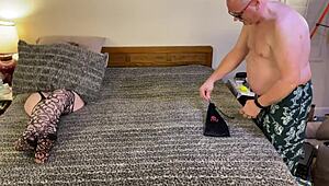 granny carmen's bustin out her ye olde dark metal dildo for masturbation and steamy foreplay 😈🔥💦