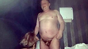 omg my french slave maid gets bent over spanked and fucked hard at boudoir club gloryhole! public cum dump 😈💦🔗