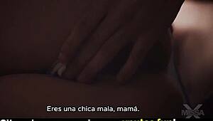 Stepmom's wet pussy tempts in taboo spanish with english sub i crave her.