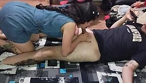 Rica Mamada Leads to Wild University Girl Fuck