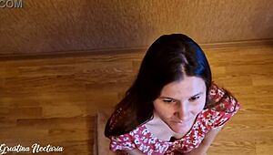 your russian gf sucks your dick so lovingly in asmr while supporting you fully