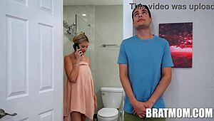 Ellie Tay Tight Pussy Mom Routine with Leo Valentino