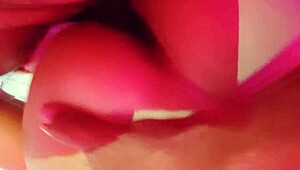 young mexican bbw's tight wet pussy gaped doggystyle by boyfriend on bed