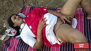 me n my horny indian wife cant resist passionate outdoor fuckin luv it!!