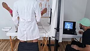 i took wife to ultrasound but doc fucked her wet pussy hard